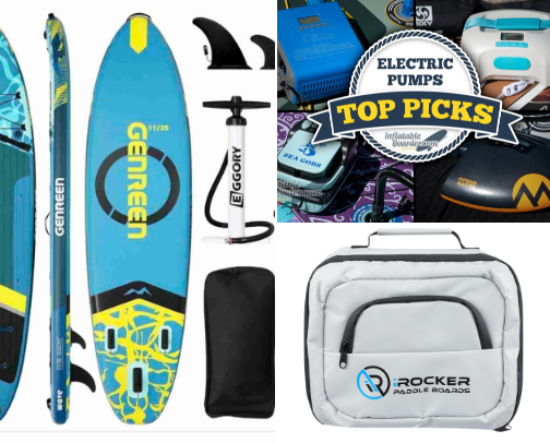 Stand Up Paddle Board Accessories cover photo collage