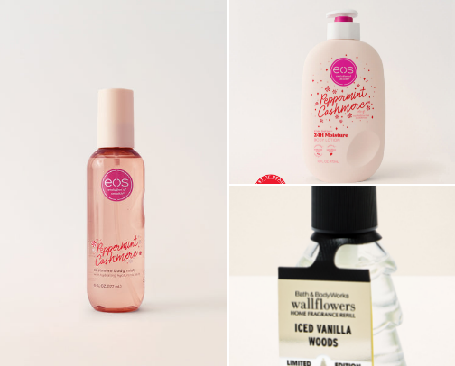 Christmas scents
Lotion, candles, and more😻 cover photo collage
