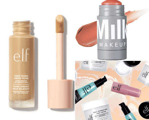 every day makeup must haves🤍 cover photo collage