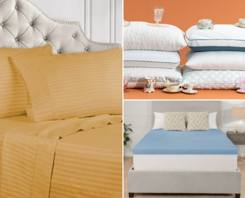 Bedroom must-haves cover photo collage