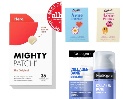 Face products cover photo collage