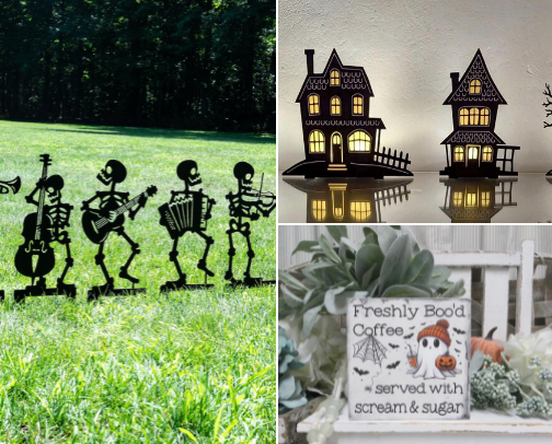 Halloween Decorations for Spooky and Stylish Home cover photo collage