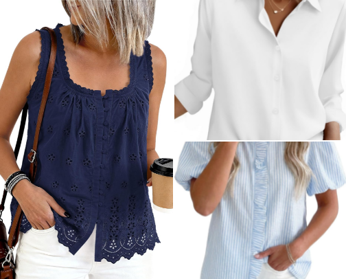 Nursing-Friendly Tops from Amazon (Cute + Easy for Moms) cover photo collage