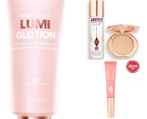 The Perfect Makeup Routine (Primer, Base, Blush & Everyday Essentials) cover photo collage