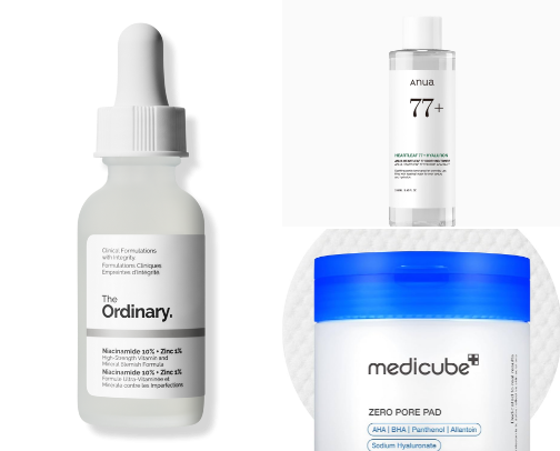 holy grail skincare products cover photo collage