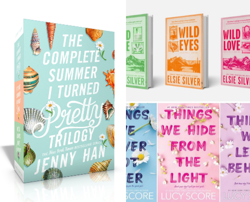 Booktok books: must reads cover photo collage