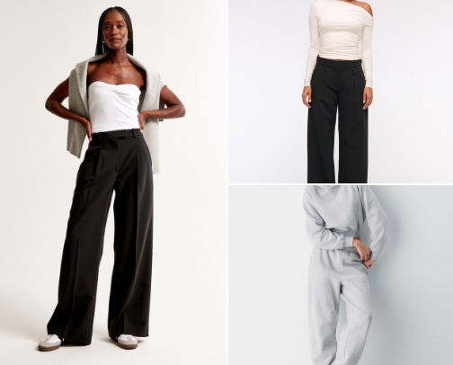 favorite pants as a 5’2” girlie 🖤 cover photo collage