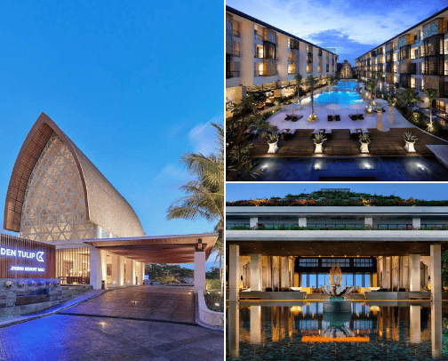 Recommendations for Hotels and Accommodations in Bali Indonesia with Beautiful Views and Top-Class Facilities cover photo collage