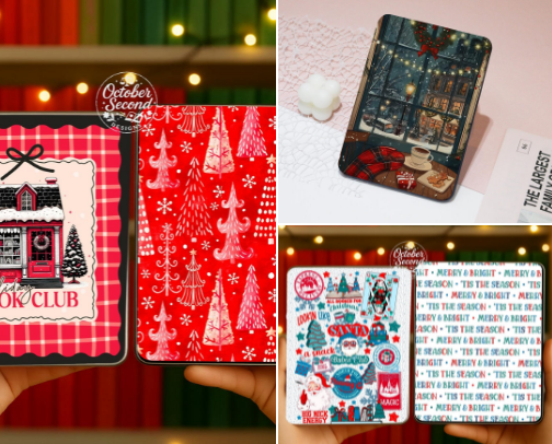 Adorable Christmas Kindle Accessories cover photo collage