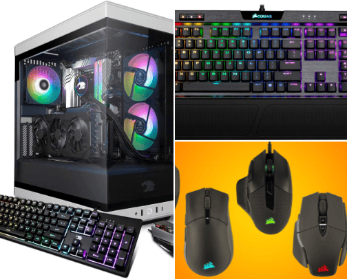 Gaming pc must haves cover photo collage