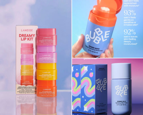 Skincare cover photo collage