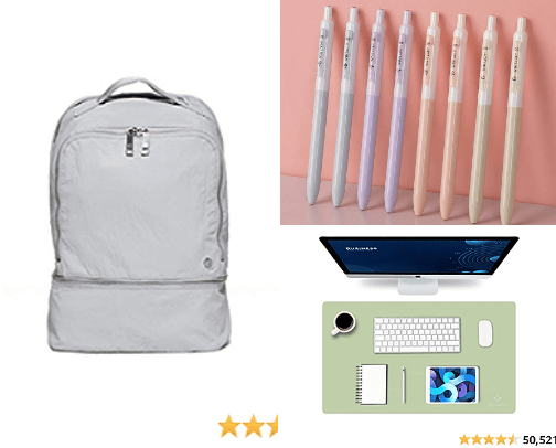 College School Supplies cover photo collage