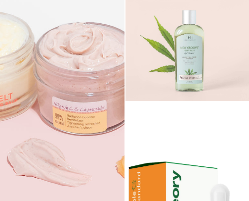 Skin care for your Glow goals! cover photo collage