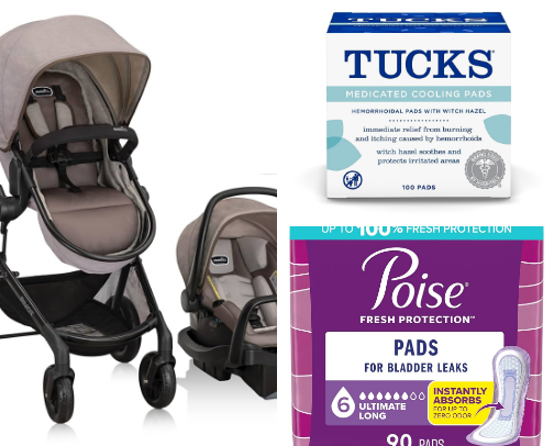 First time mom essentials that I actually used cover photo collage