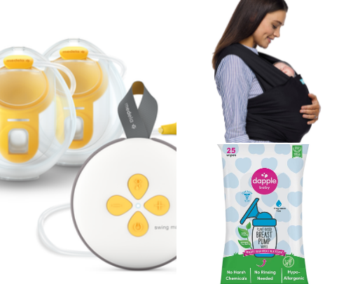 Postpartum must haves as a new mom cover photo collage