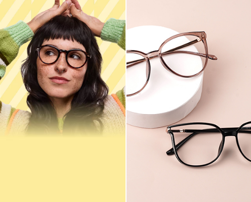 Glasses cover photo collage