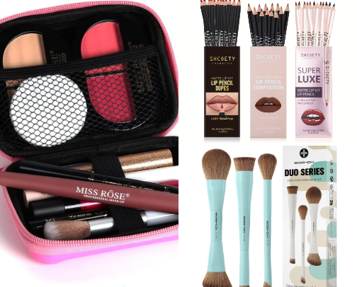 makeup favorites cover photo collage
