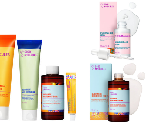 everyday skincare recs cover photo collage