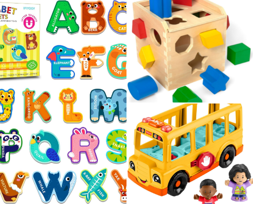 Toddler Enrichment Toys/Activities cover photo collage