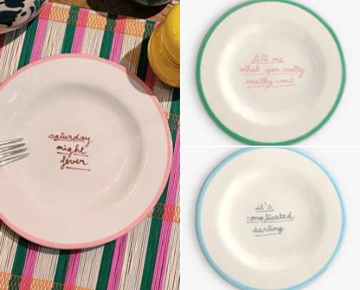 Italian dinner party tablescape cover photo collage