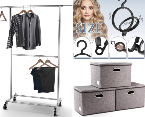 Organized that closet can be a struggle...try these!! cover photo collage