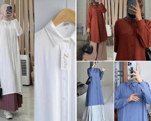 Atasan Muslim Wanita cover photo collage