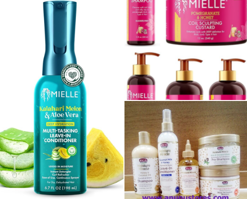 My Favorite Hair Products cover photo collage