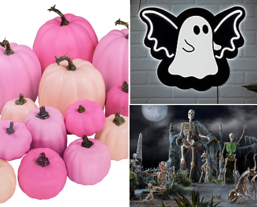 Halloween decorations cover photo collage
