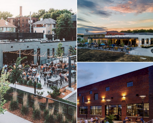 Patios in Des Moines that low-key LOVE when you bring your dog 🐕 cover photo collage