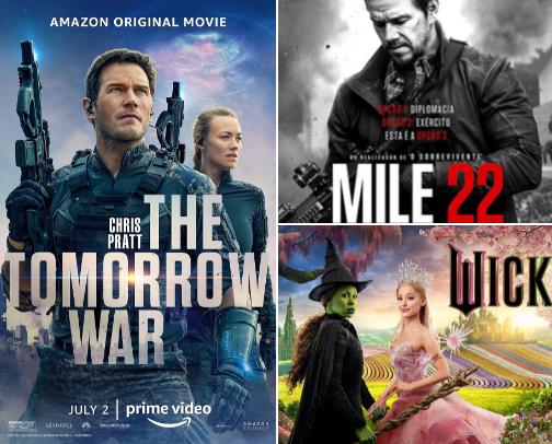 Make it dinner and a movie cover photo collage