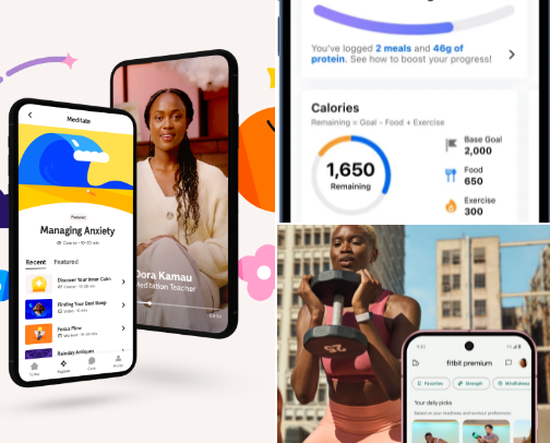 Apps for Workouts, Self-Care & Better Habits 💪✨ cover photo collage
