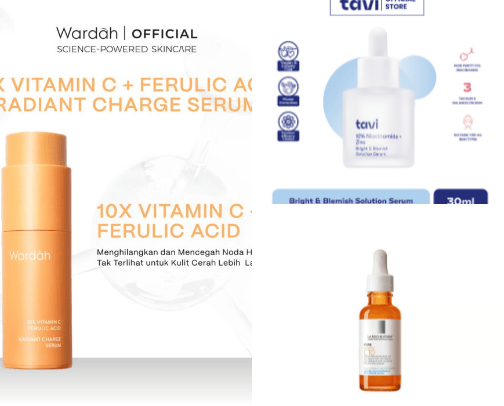 Skincare daily routine cover photo collage