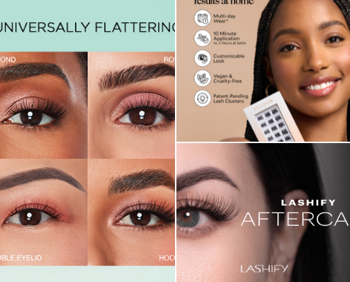 Best at home cluster lash products! cover photo collage