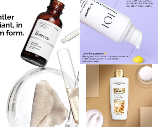 Favourite products cover photo collage