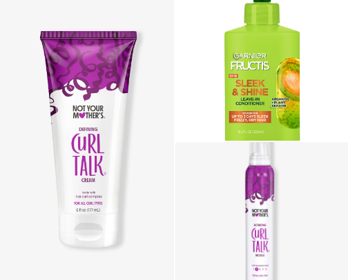 my ideal hair routine for curly or wavy hair! cover photo collage