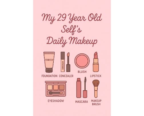 My 29 Year Old Self's Daily Makeup cover photo collage