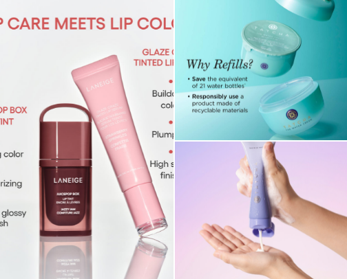 Beauty products I can’t live without😽 cover photo collage
