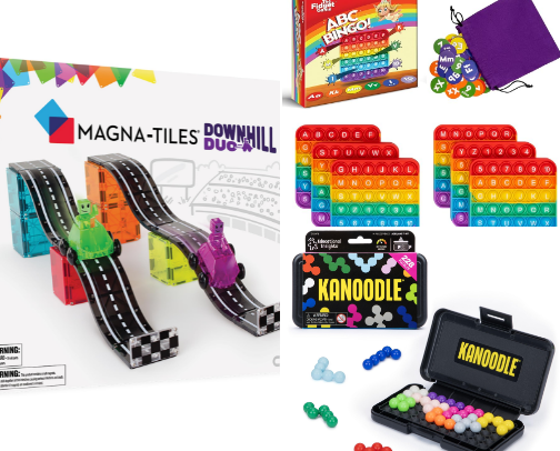 Kids toys cover photo collage