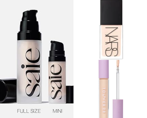 everyday makeup essentials 🎀 cover photo collage