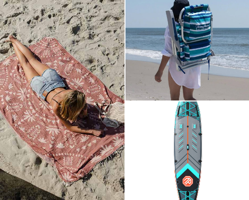 A Beach Girl's Guide to Beach Essentials cover photo collage