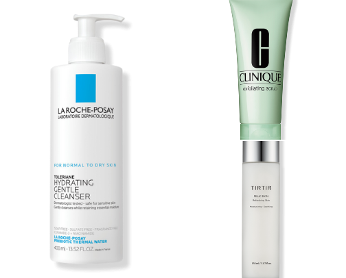 Updated Skincare for dry/combination/textured sensitive skin cover photo collage