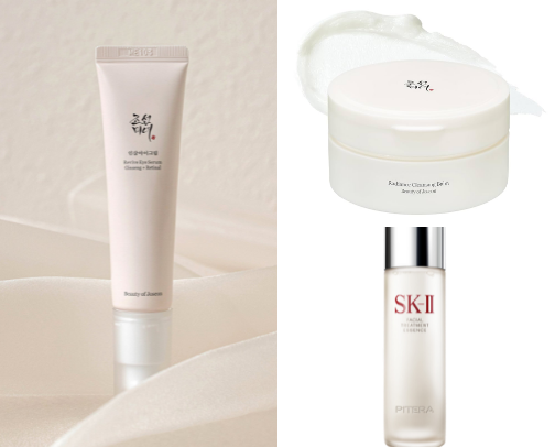 Skincare for glass skin cover photo collage