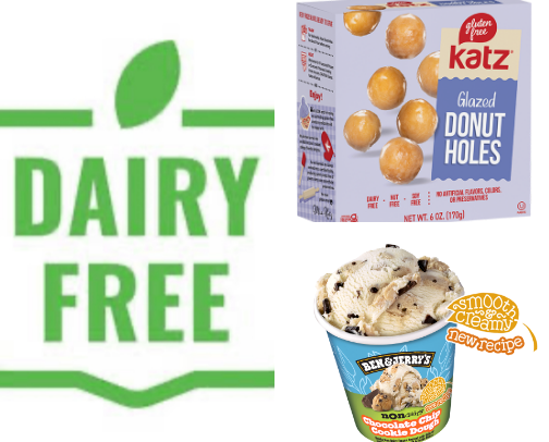 My favorite Dairy free snacks— can be vegan, dairy free, lactose free or non dairy. I’m lactose intolerant, I gave up dairy 3 years ago! cover photo collage