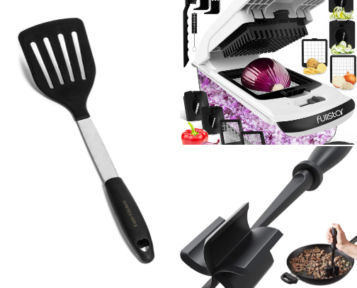 Kitchen utensils! cover photo collage