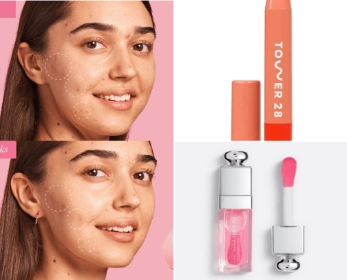 Makeup cover photo collage
