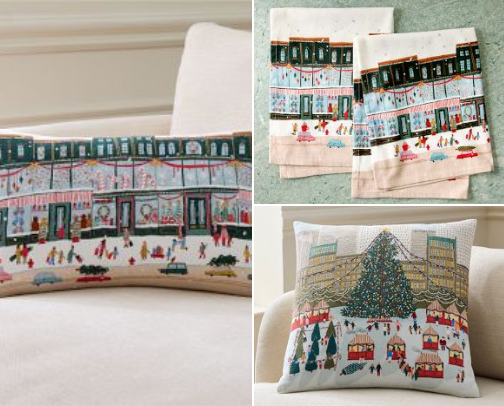 Whimsical Illustrative Christmas Decor cover photo collage