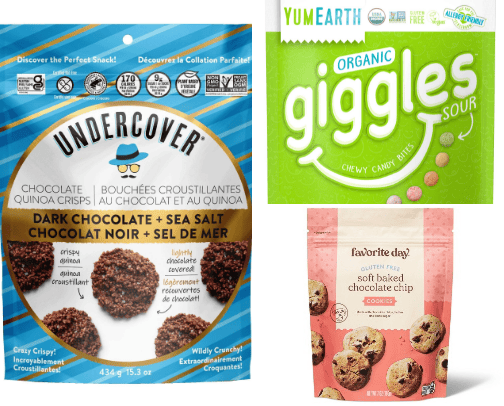 Gluten Free Snackies cover photo collage