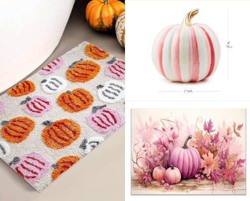 Pink & Cozy Fall Finds cover photo collage