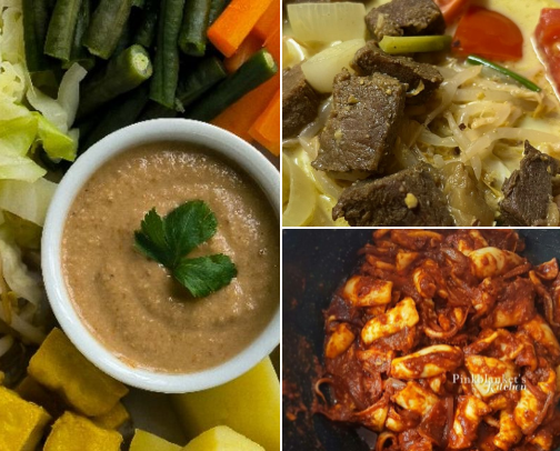 Indonesian Food Recipes and Ingredients cover photo collage