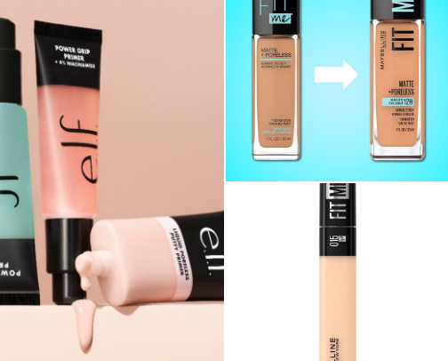 makeup routine with the best items cover photo collage